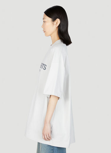 로고 리미티드 에디션 티셔츠 VETEMENTS 로고 리미티드 에디션 티셔츠 화이트 vet0251019
