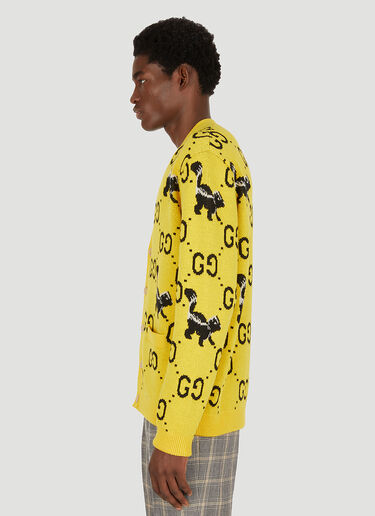 Gucci GG Skunk 开衫 黄色 guc0151061