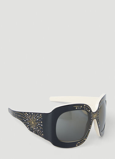 Gucci Oversize Square Frame Sunglasses Black guc0247358