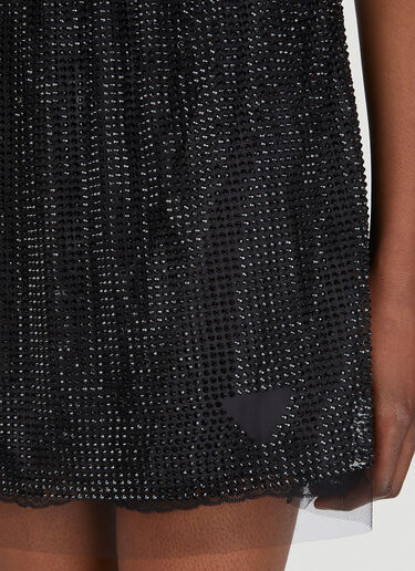 Prada 微型铆钉半身裙 黑 pra0247002