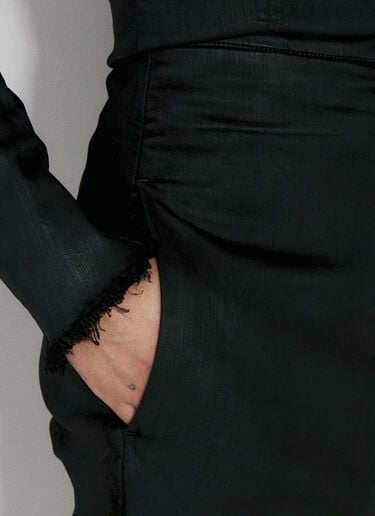 Bolan 涂蜡长裤  Rick Owens Bolan 涂蜡长裤  黑色 ric0156008