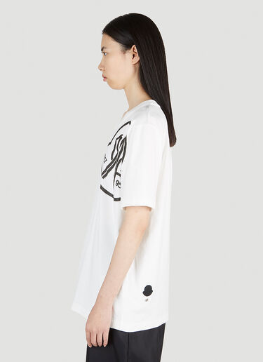 Logo Print T-Shirt 6 Moncler 1017 ALYX SM Logo Print T-Shirt White mal0351002