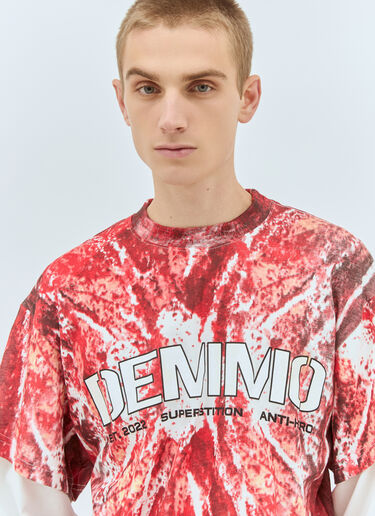DEMMO Return To Flesh Long-Sleeve T-Shirt Red dem0159003