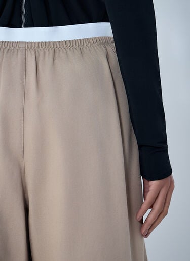 Alexander Wang Wide-Leg Elasticated Waist Pants Beige awg0263008