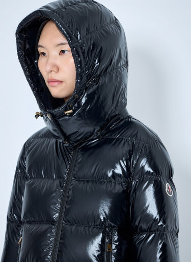 LN-CC® - Moncler: Puffer Jacket with Drawstring Hood - Black Moncler Puffer Jacket with Drawstring Hood Black mon0265065