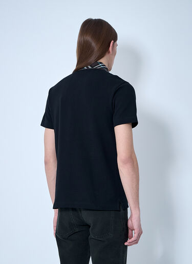 Burberry Cotton Polo Shirt Black bur0159007