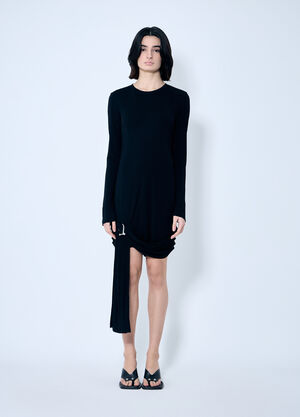 JW Anderson Draped Hem Dress Purple jwa0259005