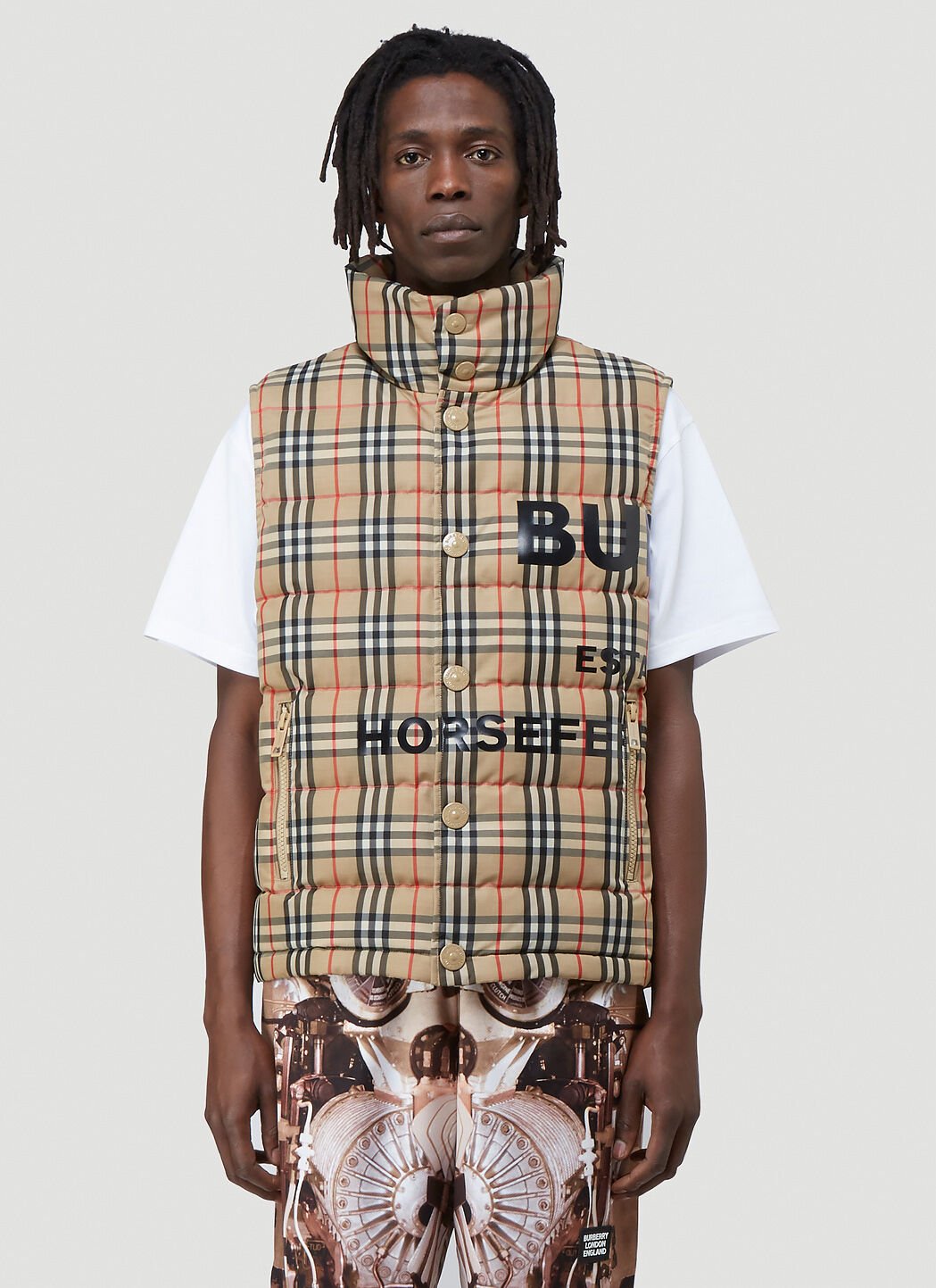 Burberry body warmer mens cheap