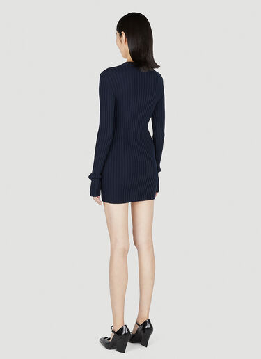 Miu Miu Knitted Dress Blue miu0252001