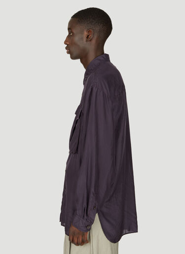 Dries Van Noten 贴袋真丝衬衫 紫色 dvn0156016