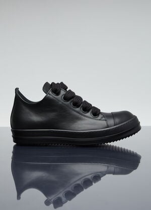 Rick Owens Jumbo Laced Low Sneakers Black ric0155033