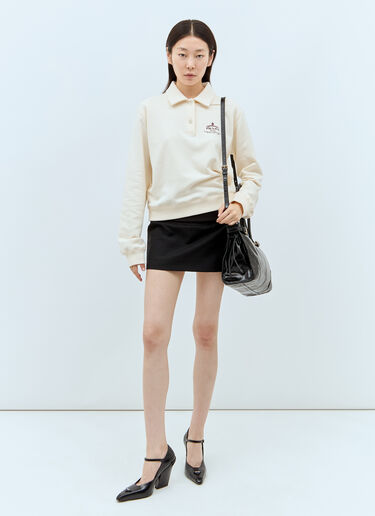 Prada Large Leather Shoulder Bag Black pra0258045