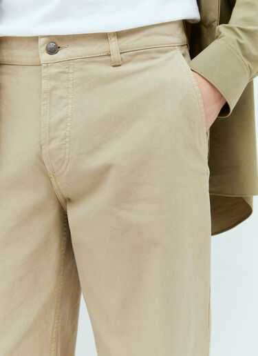 The Row Riggs Twill Pants Beige row0154009