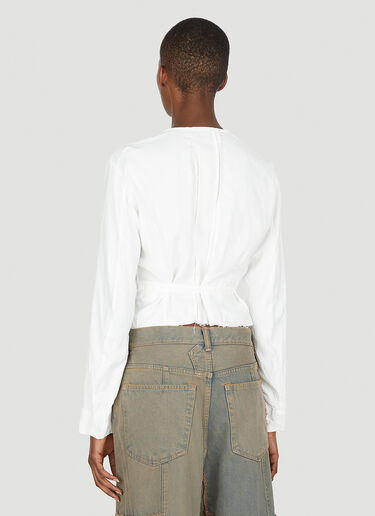 Our Legacy Pleated Shirt White our0251008