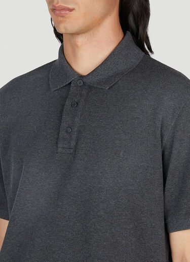Cassandre Polo Shirt Saint Laurent Cassandre Polo Shirt Grey sla0154004