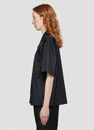 Prada Short-Sleeved Shirt Black pra0243060