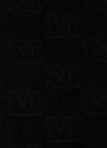 Max Mara Monogram Towel Black max0248030