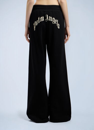 Palm Angels Curved Logo Sweatpants Black pma0264194