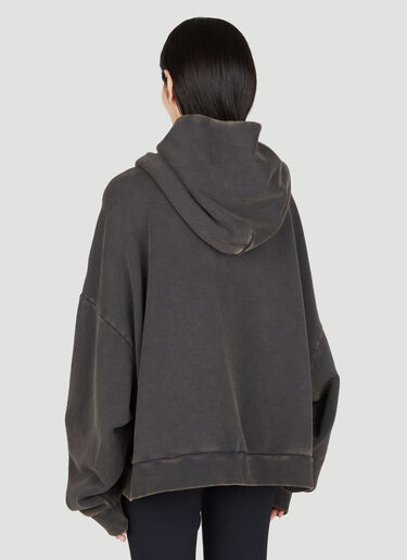 Washed Heavy Hooded Sweatshirt Entire Studios Washed Heavy Hooded Sweatshirt Black ent0353001