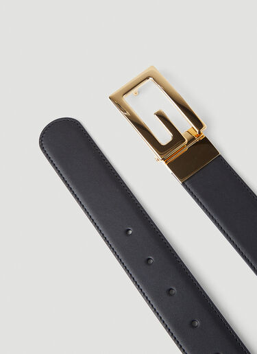 Gucci Square G Buckle Reversible Belt Black guc0147119
