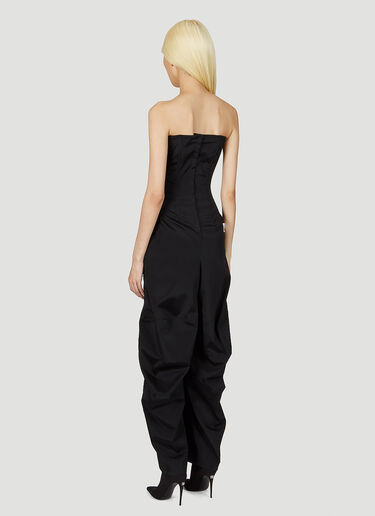 Dolce & Gabbana 束胸拼接连衣裤 黑色 dol0252001