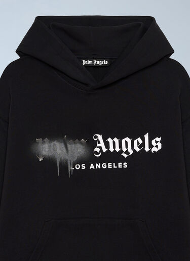 Spray LA Hooded Sweatshirt Palm Angels Spray LA Hooded Sweatshirt Black pma0162128