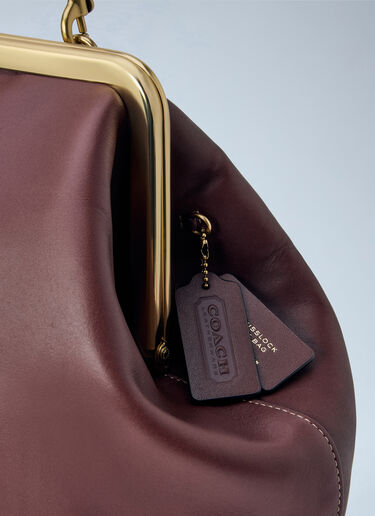LN-CC® - Coach: Large Kisslock Frame Bag - Dark Brown Coach Large Kisslock Frame Bag Dark Brown coa0265021