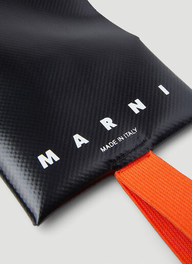 Marni Origami Tri Fold Wallet Black mni0147027