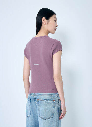 Acne Studios Thermal T-Shirt Purple acn0259008