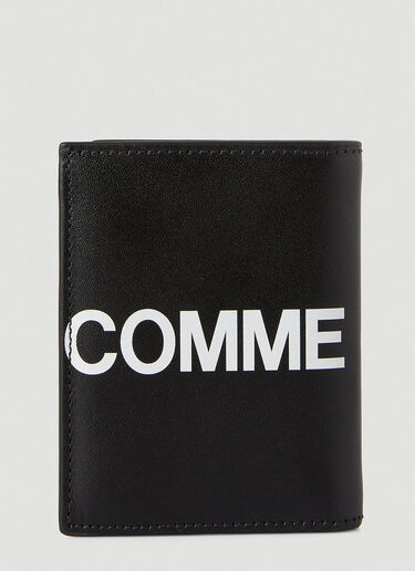 Comme des Garçons Wallet 로고 바이폴드 지갑 블랙 cdw0346004
