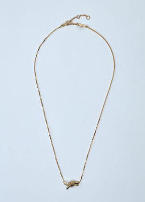 Bottega Veneta Knot Necklace Gold bov0259058