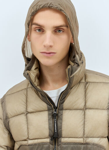 C.P. Company DD Shell Puffer Jacket Khaki pco0158006