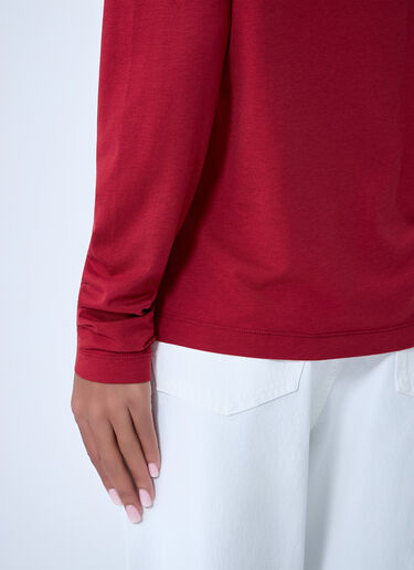 TOTEME Classic Long-Sleeve Top Coral tot0263032