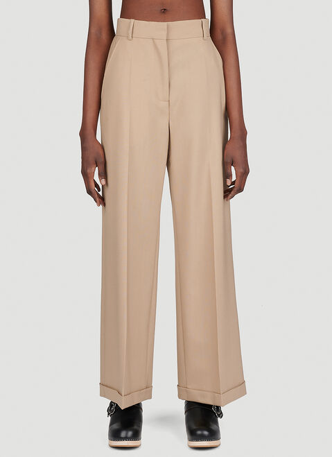 Kenzo Wool Suit Pants Purple knz0253005