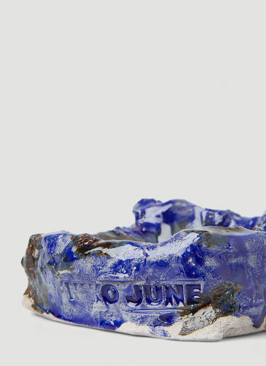 Niko June Abstract Jewellery Bowl Blue nkj0347008