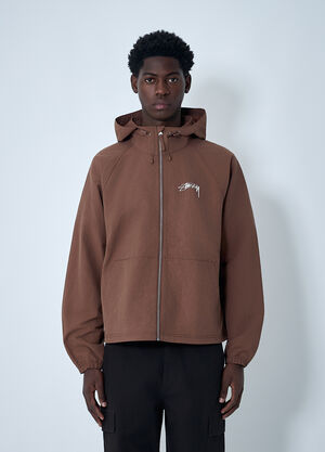 Stüssy Nylon Beach Shell Jacket Brown sts0162002
