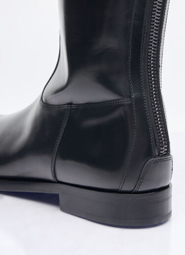 Dolce & Gabbana Knee-High Leather Boots Black dol0158008