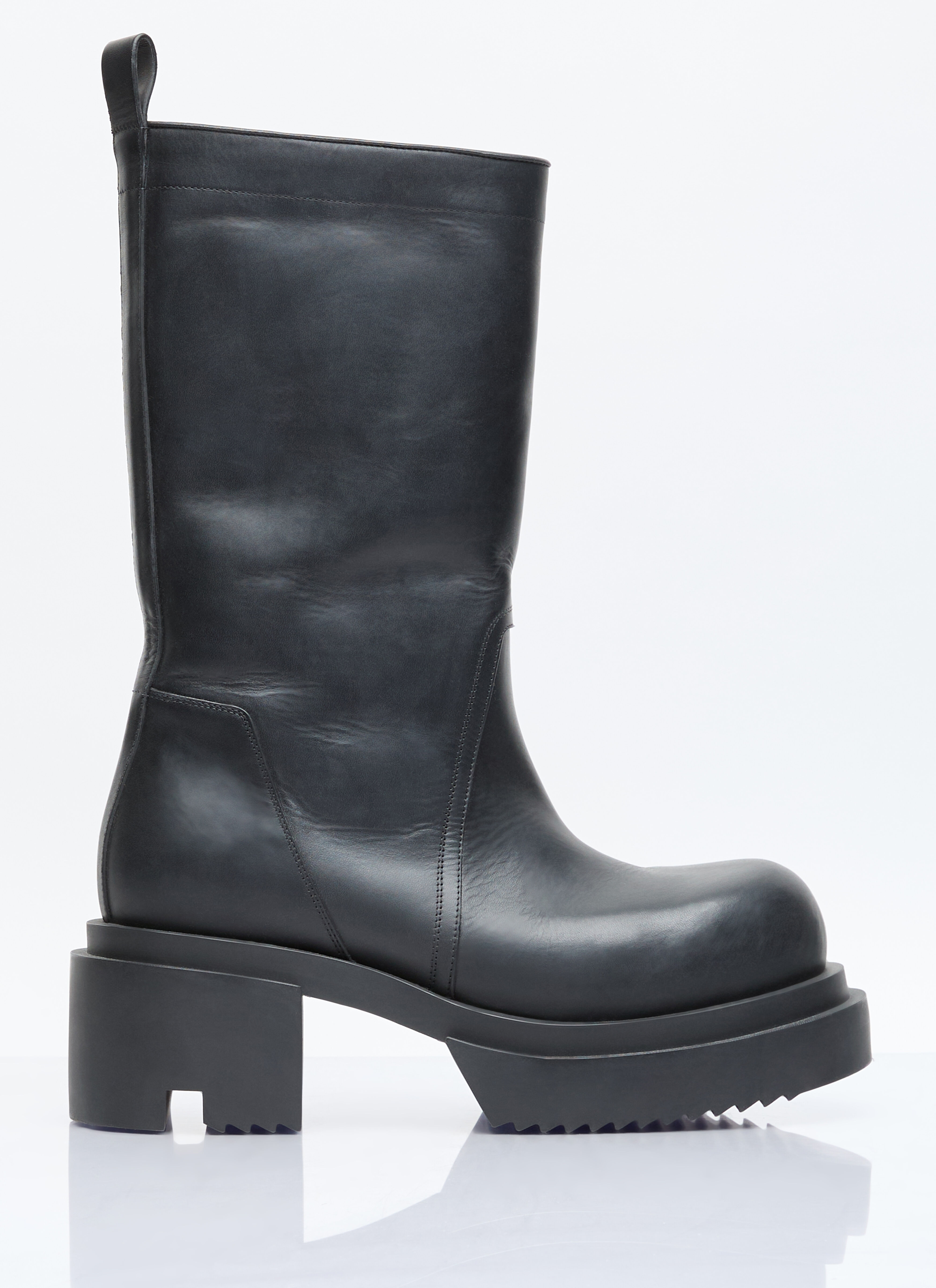 Rick Owens Pull On Bogun Boots Red ric0155016