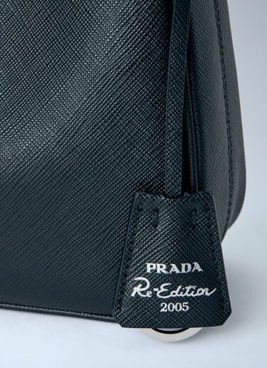 LN-CC® - Prada: Re-Edition 2005 Saffiano Shoulder Bag - Black Prada Re-Edition 2005 Saffiano Shoulder Bag Black pra0265010