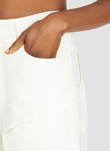 Eckhaus Latta Panel Pants White eck0248006