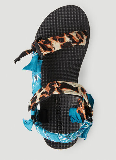 Arizona Love Bandana Leopard Trekky Sandals Blue arz0252003