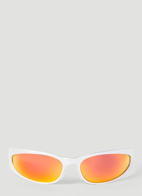 Balenciaga Reverse Xpander 2.0 Rectangle Sunglasses Pink bal0152078
