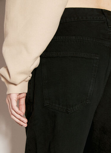 Saint Laurent 배기 진 블랙 sla0255014
