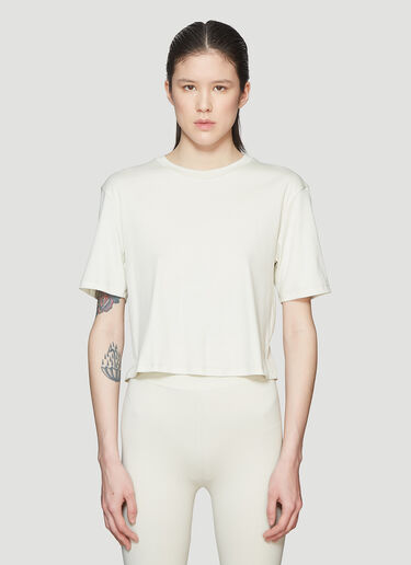 Roni Ilan Cropped T-Shirt Beige ron0236004