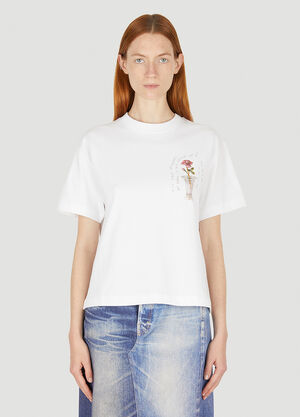 Gucci Anya Balder Logo T-Shirt White guc0257007
