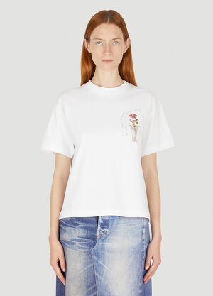 Soulland Anya Balder Logo T-Shirt White sld0249002