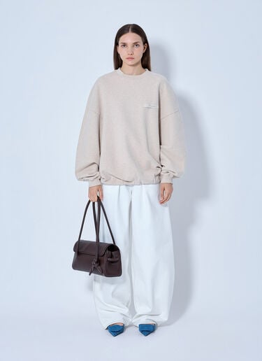 LN-CC® - Jacquemus: Le Ruban Sweatshirt - Beige Jacquemus Le Ruban Sweatshirt Beige jac0266024