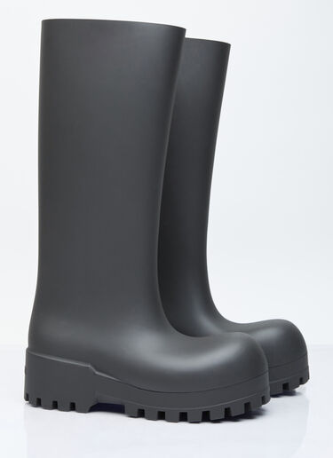 Balenciaga Bulldozer Rain Boots Black bal0255039