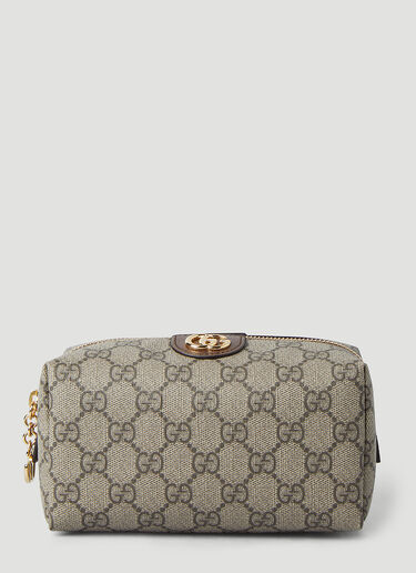 Gucci GG Supreme Ophidia Beauty Pouch Brown guc0235022