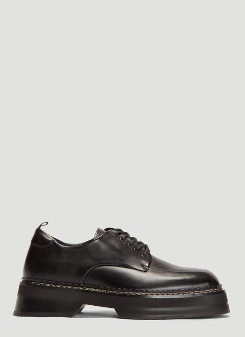 Saint Laurent Phoenix Leather Shoes Black sla0141037